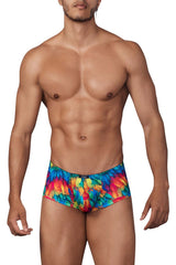 Xtremen 91147 Bedruckte Mikrofaser-Badehose, Farbe: Regenbogenfisch