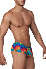 Xtremen 91147 Bedruckte Mikrofaser-Badehose, Farbe: Regenbogenfisch