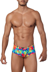 Boxer en microfibre imprimé Xtremen 91147 Couleur Rainbow Prism