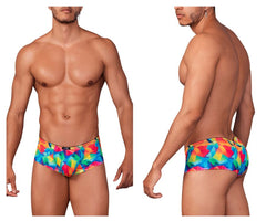 Boxer en microfibre imprimé Xtremen 91147 Couleur Rainbow Prism