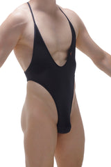 Bodythong Causson Satin Noir