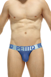 Jockstrap Blau Netz Regenbogen