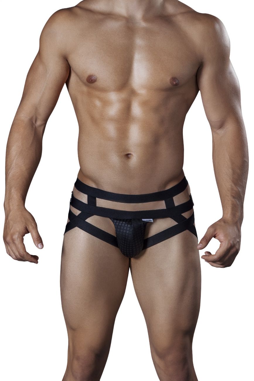 Unleash Your Sporty and Sexy Side with the CandyMan 99242 Jockstrap in Black