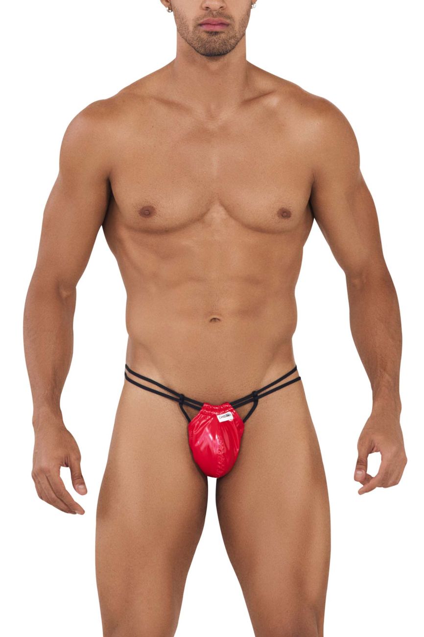 Discover Confidence and Comfort with CandyMan 99711 Dom Thongs in Red