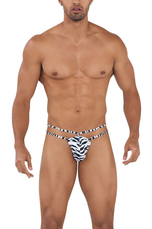 Embark on an Adventurous Style with CandyMan 99712 Safari Thongs Color Zebra Print