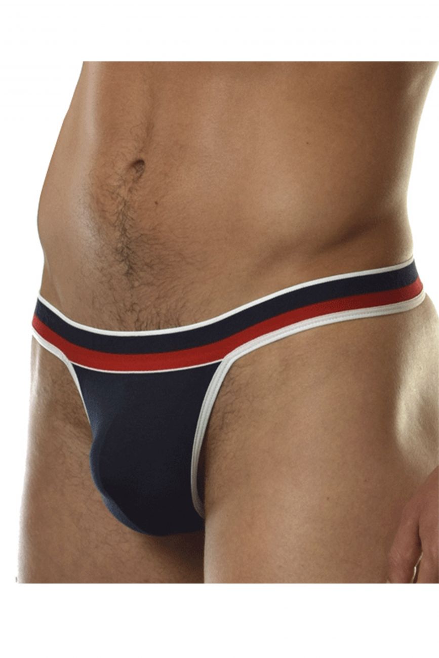 Doreanse 1218-NVY Metro Thong in Navy Blue: Style and Comfort Combined