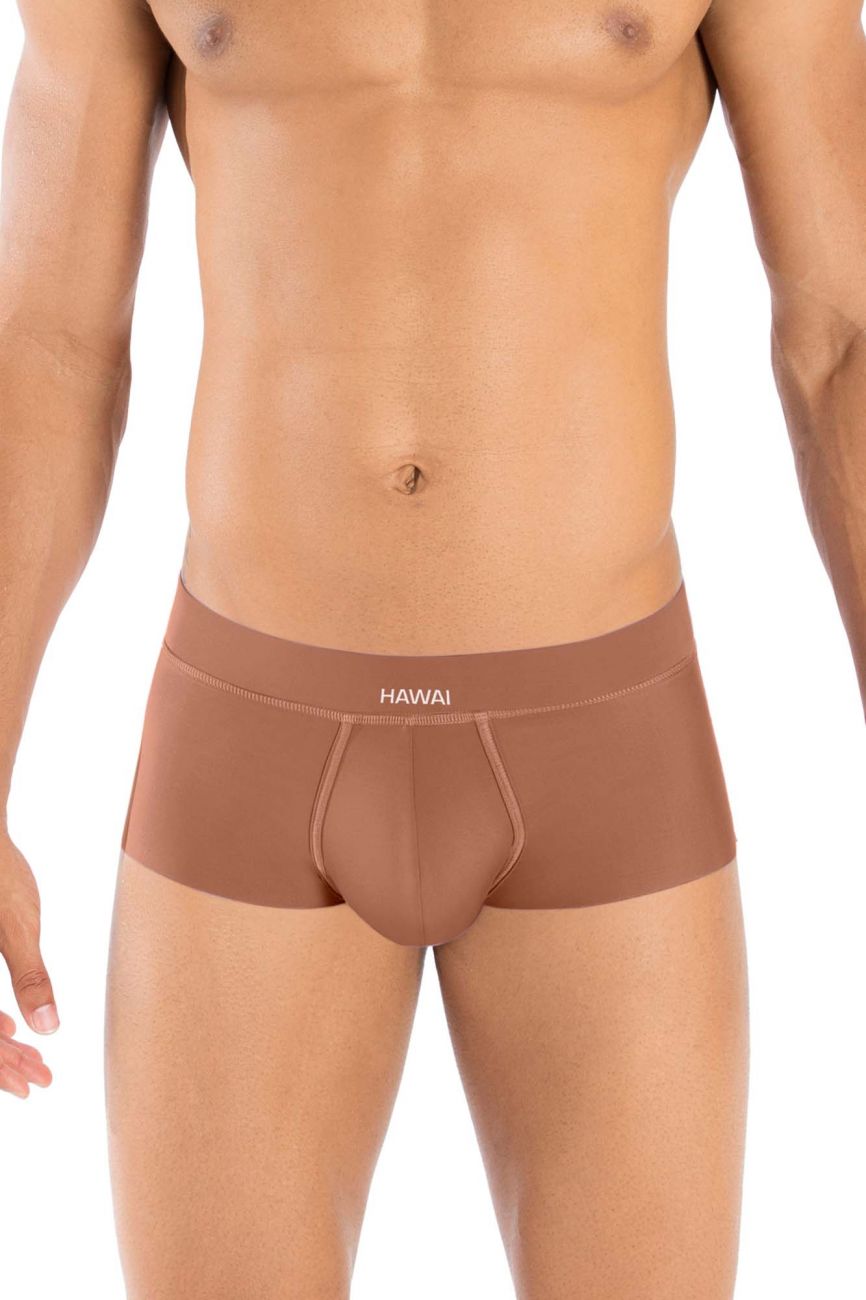 Discover the Stylish and Comfortable HAWAI 42142 Solid Mini Trunks Color Caramel