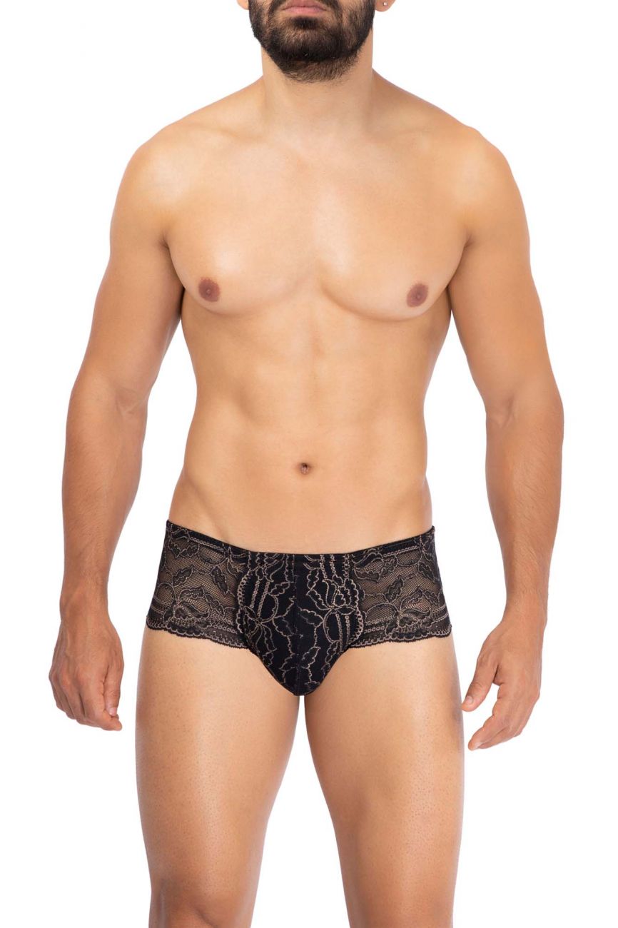 Discover the Comfort and Style of HAWAI 42152 Solid Lace Briefs Color Black