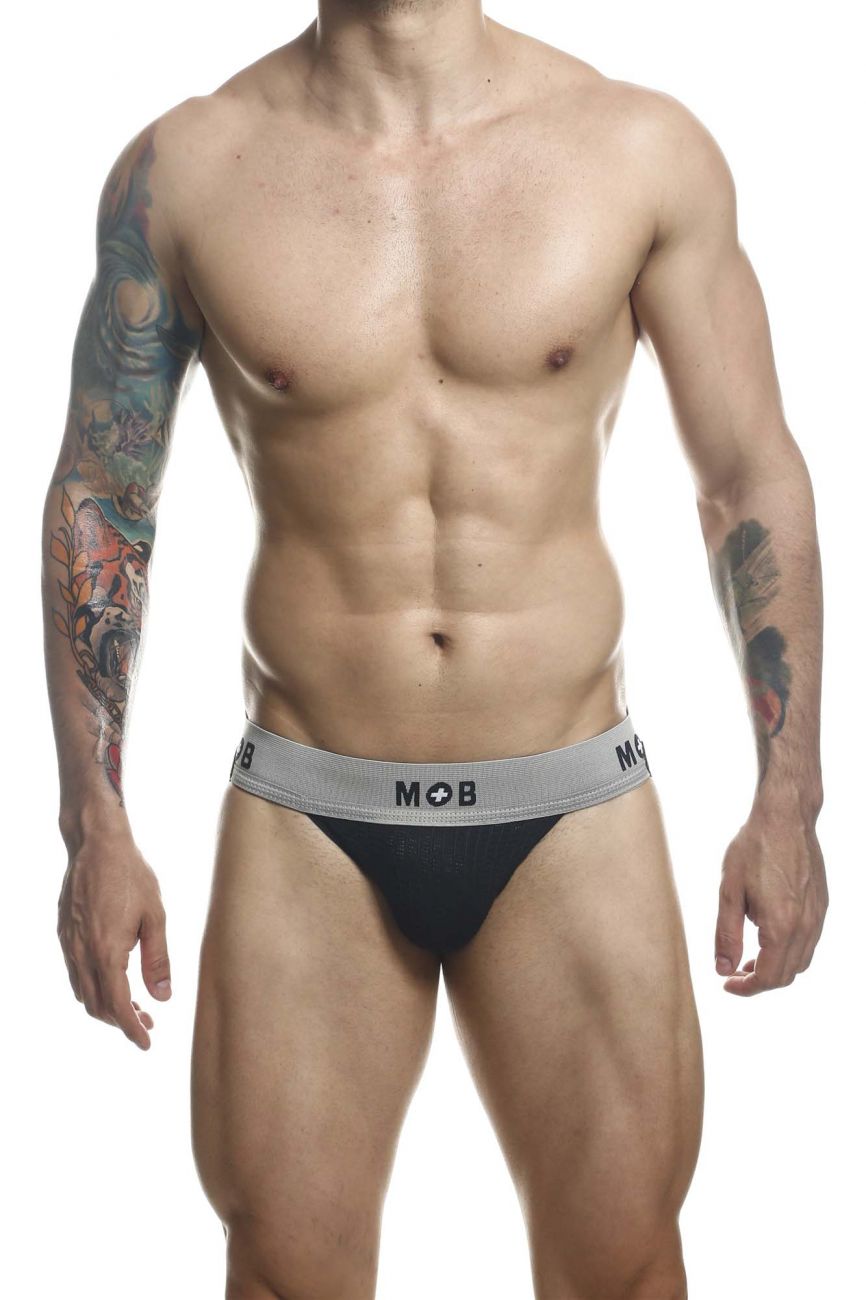 MaleBasics MBL107 MOB Classic Fetish Jock 3 Inches Jockstrap Color Black