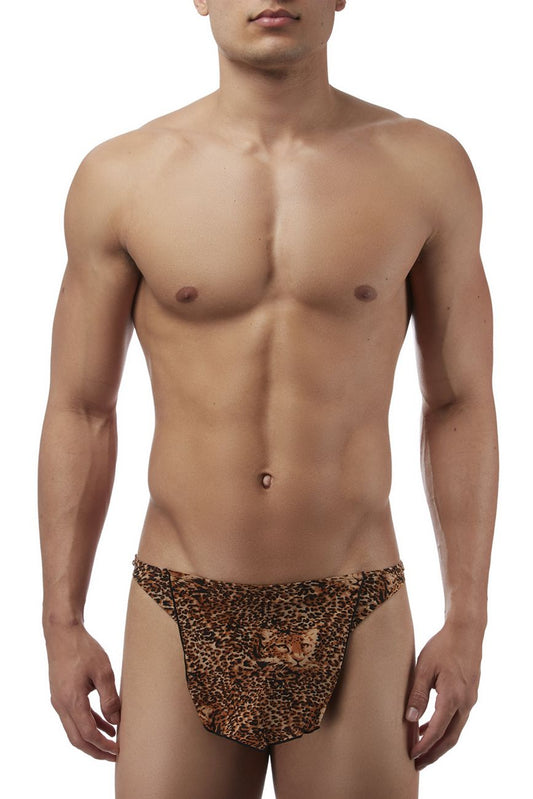 Male Power 329030 Animal Tarzan Thong Color Brown: Unleash Your Inner Animal