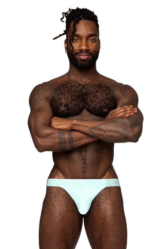 Male Power 462-281 Easy Breezy Thong Sleeve Color Aqua: The Perfect Combination of Style and Comfort