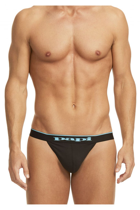 Papi 980403-001 3PK Cotton Stretch Brief Color Black