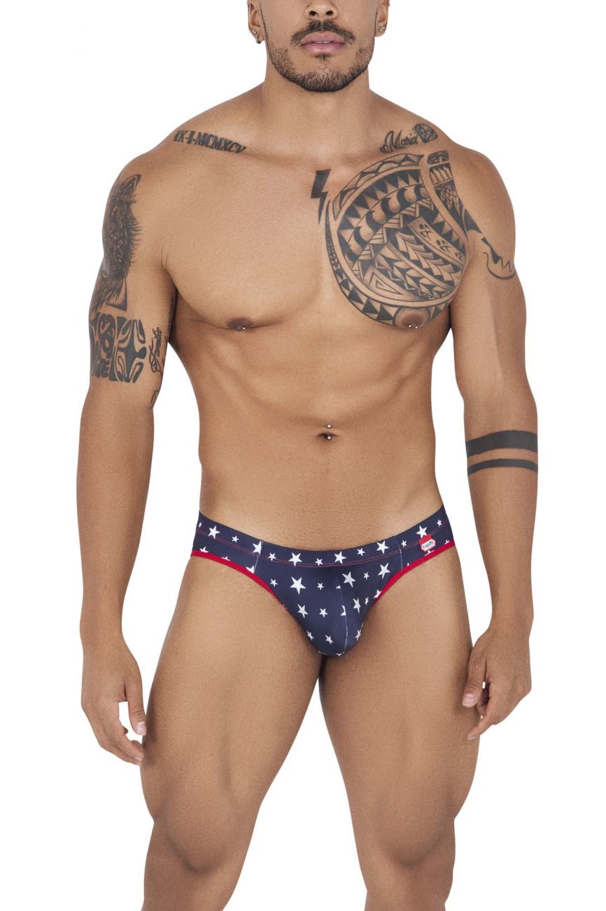 Discover the Comfort and Style of Pikante PIK 0826 Star Briefs in Dark Blue