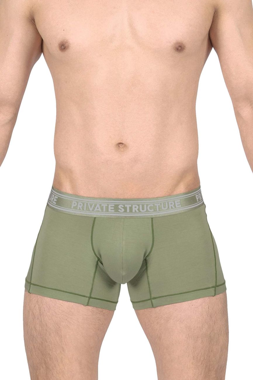 Private Structure PBUT4379 Bamboo Trunks Color Olive