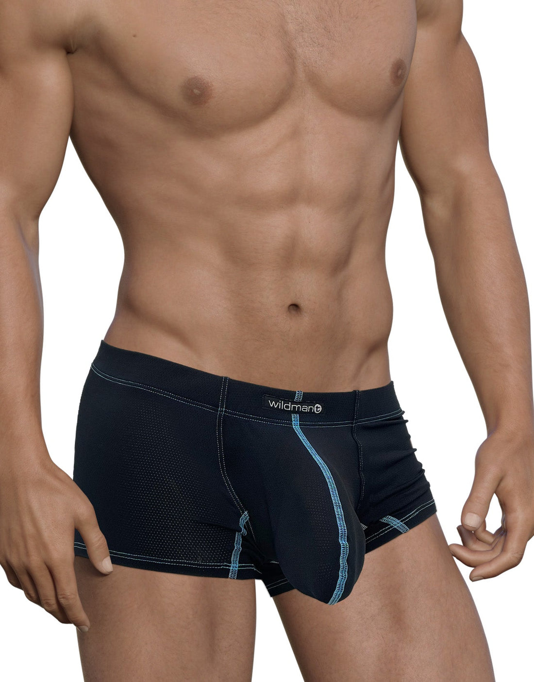 Stitch Big Boy Pouch Boxer Brief Blue: The Ultimate Comfort for Well-Endowed Men