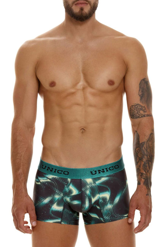 Unico 23080100105 Boreal Trunks Color 43-Green: Sleek and Stylish Underwear