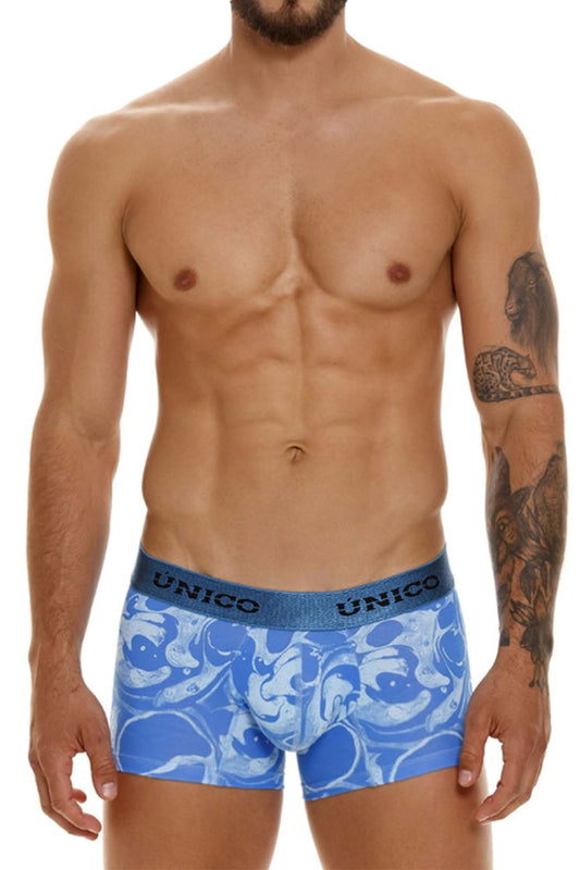 Unico 23080100119 Oleina Trunks Color 46-Blue: Sleek and Stylish Underwear