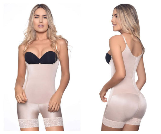 Vedette 3132 Body Shaper Zipper Closure Color Nude: Sculpt and Shape with Confidence