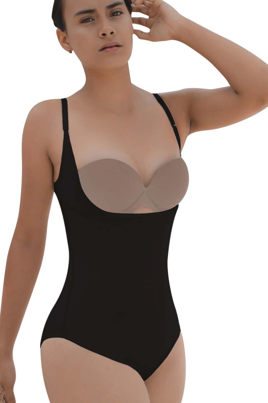 Vedette 5097 Strapless Body Shaper Bikini Color Black - The Perfect Shapewear for a Flawless Look