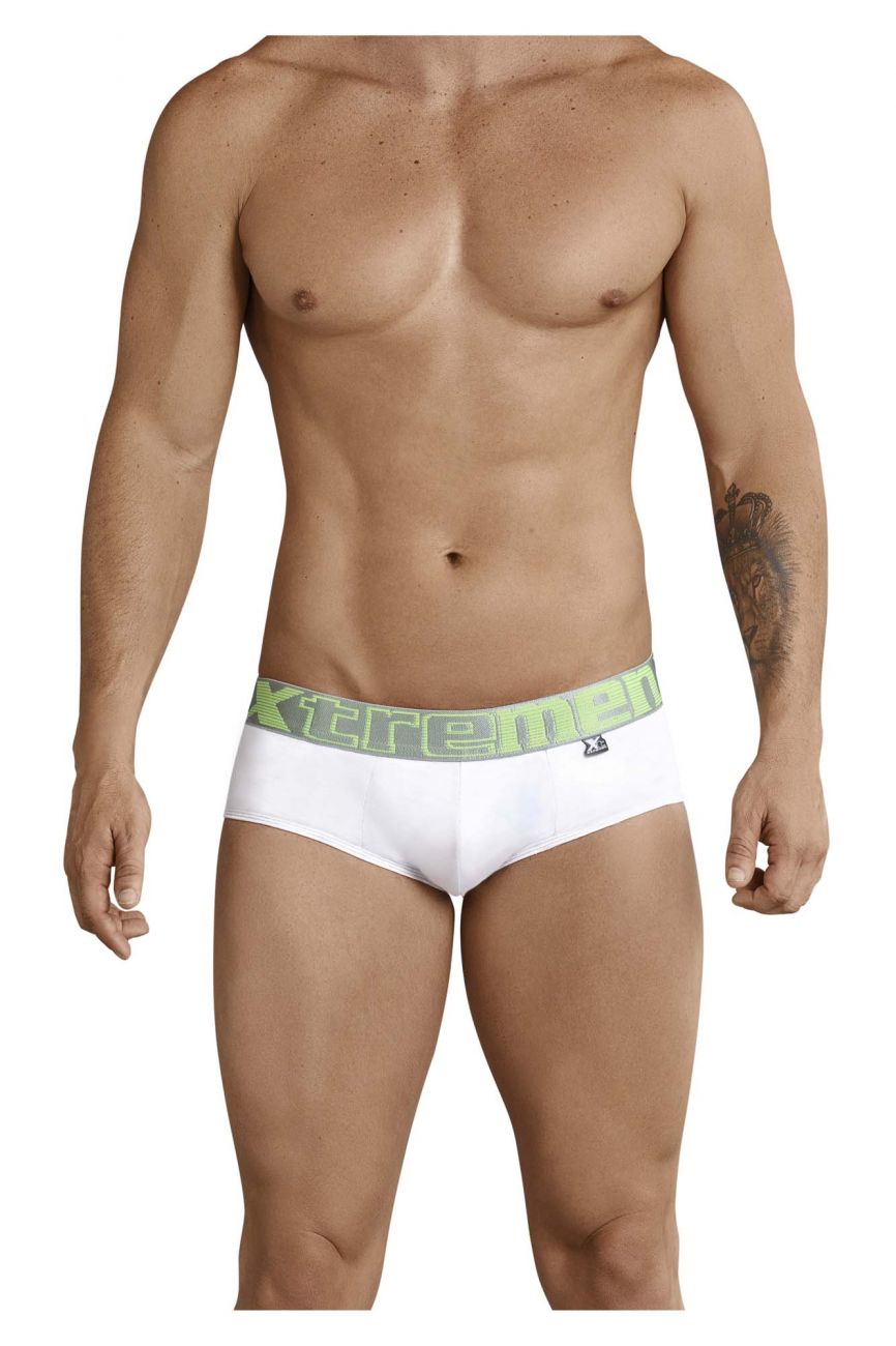 Introducing the Xtremen 91032 Butt lifter Jockstrap Color White-Silver