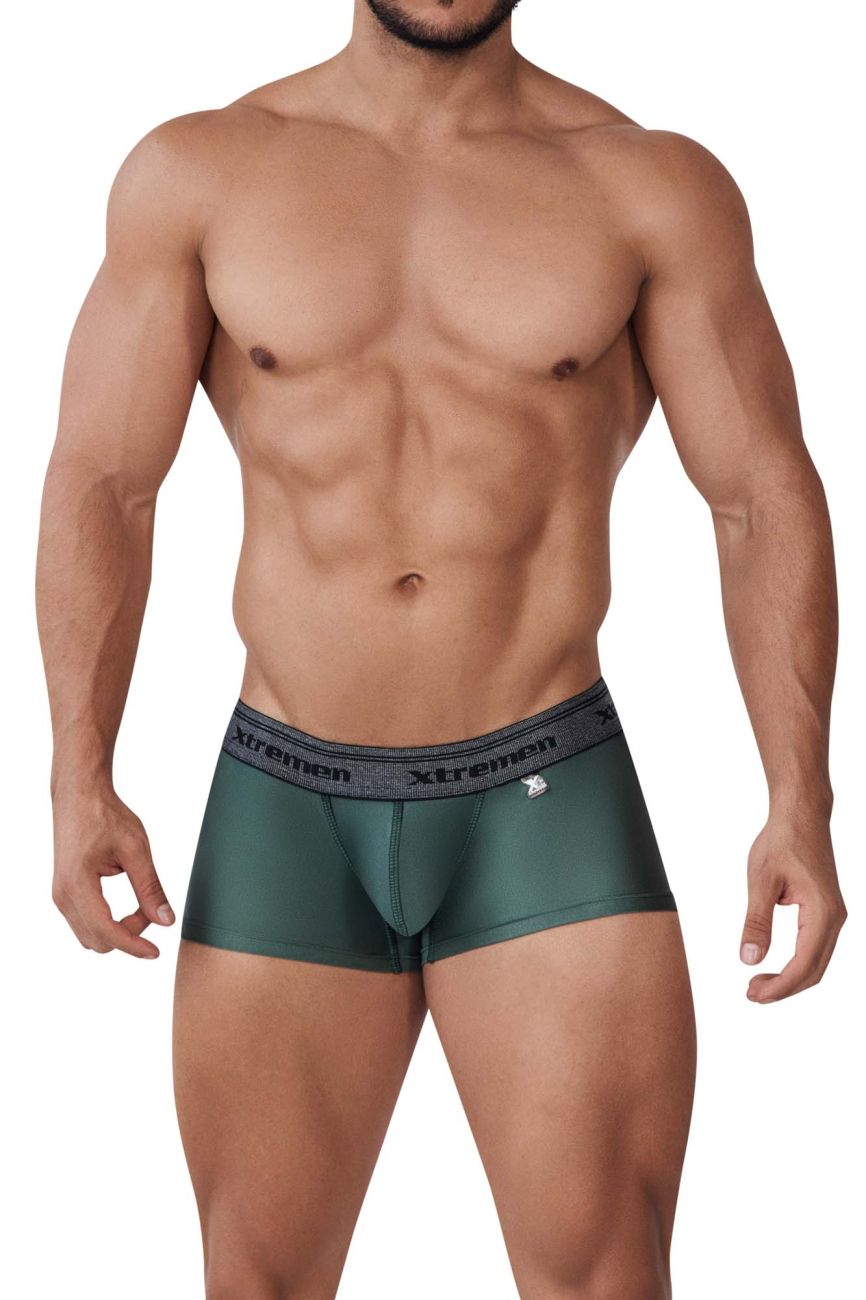 Xtremen 91151 Destellante Trunks Color Green: Sleek and Stylish Underwear