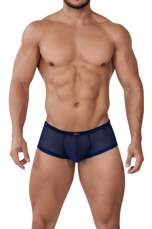 The Ultimate Comfort and Style: Xtremen 91154 Tulle Mesh Trunks Color Navy