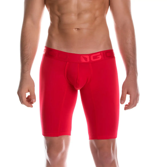 Gigo men's red long trunk boxer with elastic waistband — guide to choosing underwear for every occasion
