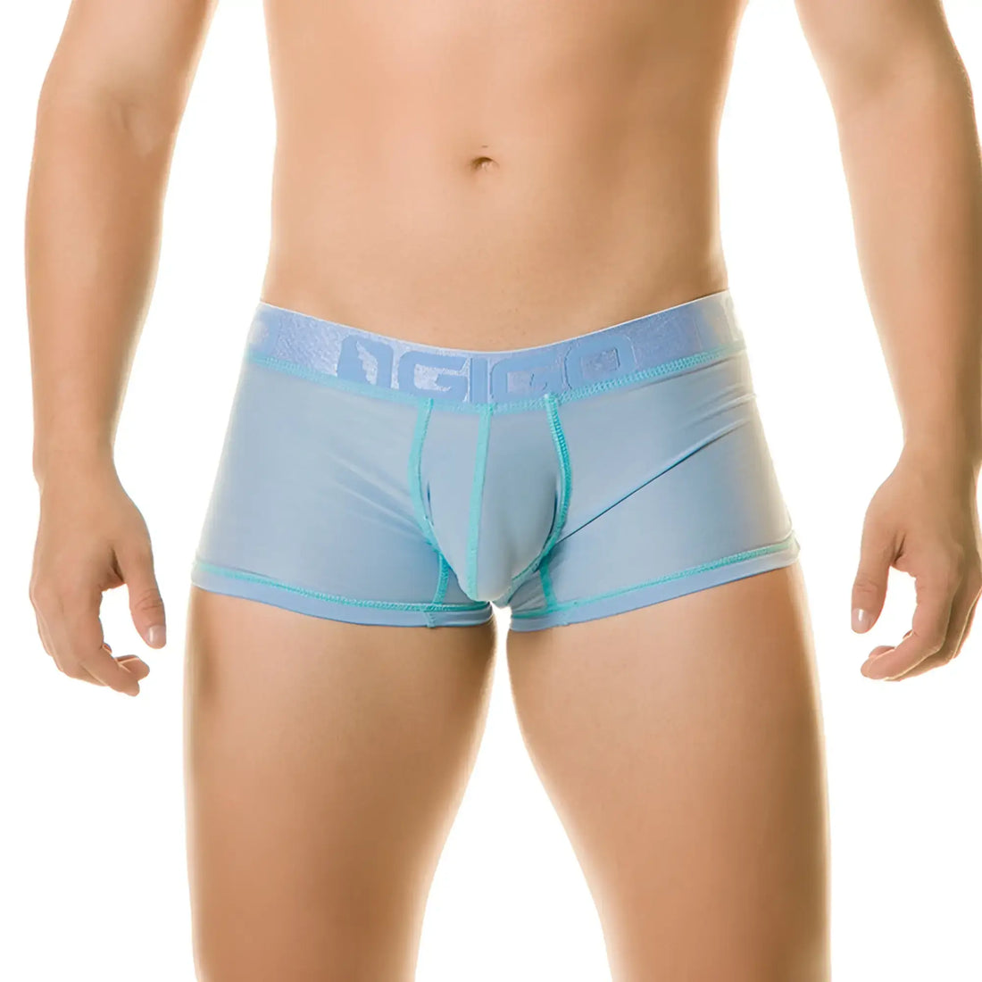 Gigo men's blue light trunk boxer with elastic waistband — modern underwear essentials guide