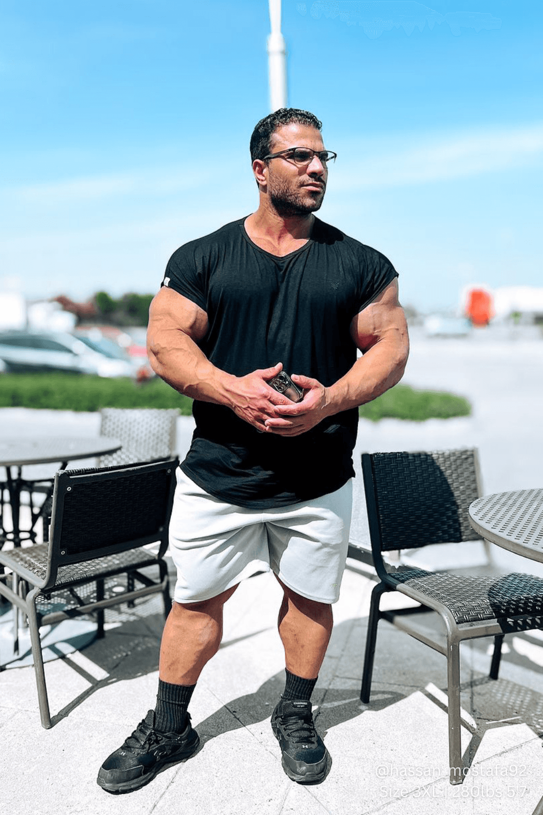 Jed North Herren Evolve Cap Sleeve Muscle T-Shirt 2.0 – Schwarz