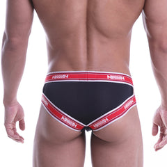 MetroMaleWear Power Mesh Hip Brief Black 1203-20