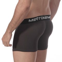 MetroMaleWear Pima Cotton Boxer Brief Charcoal 3027-11