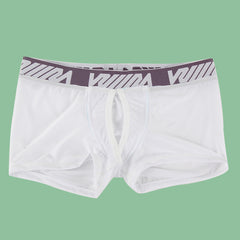 White mens briefs with gray volcom logo waistband metroMalewear max bulge boxer brief white 1513-00