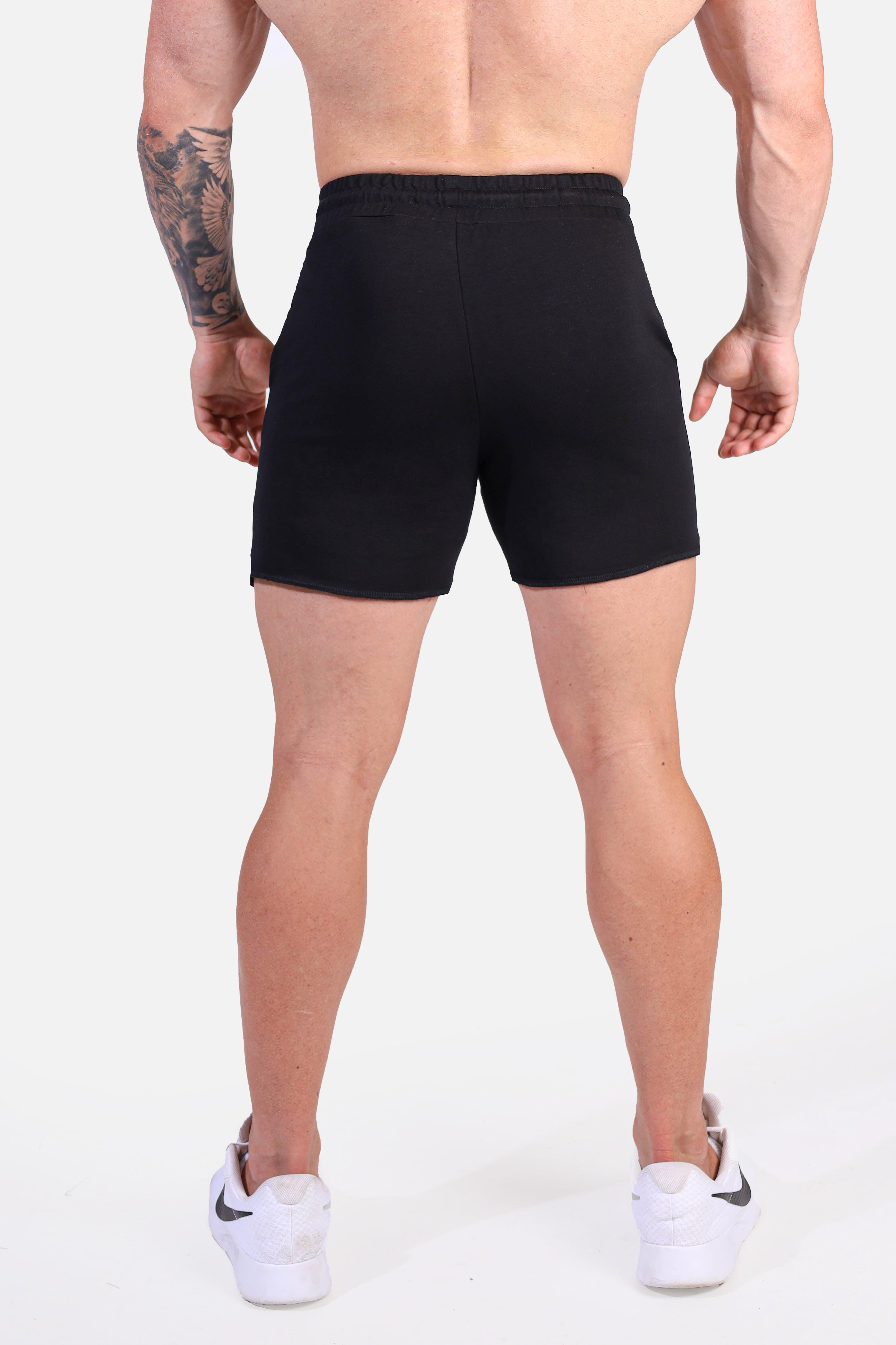 Jed North Men's Motion 5'' Varsity Sweat Shorts - Black
