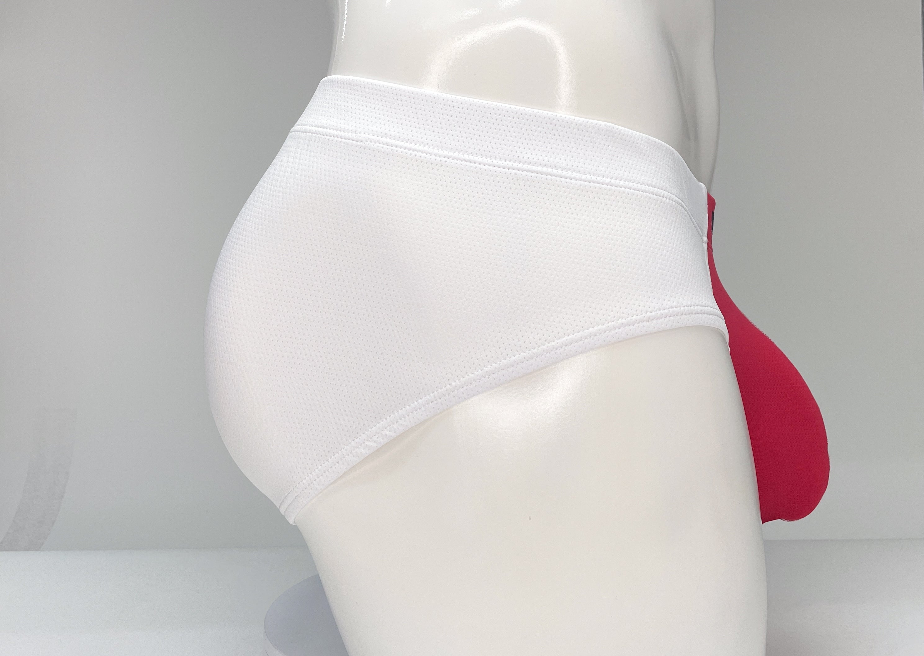 WildmanT Mesh-Slip Weiß und Rot