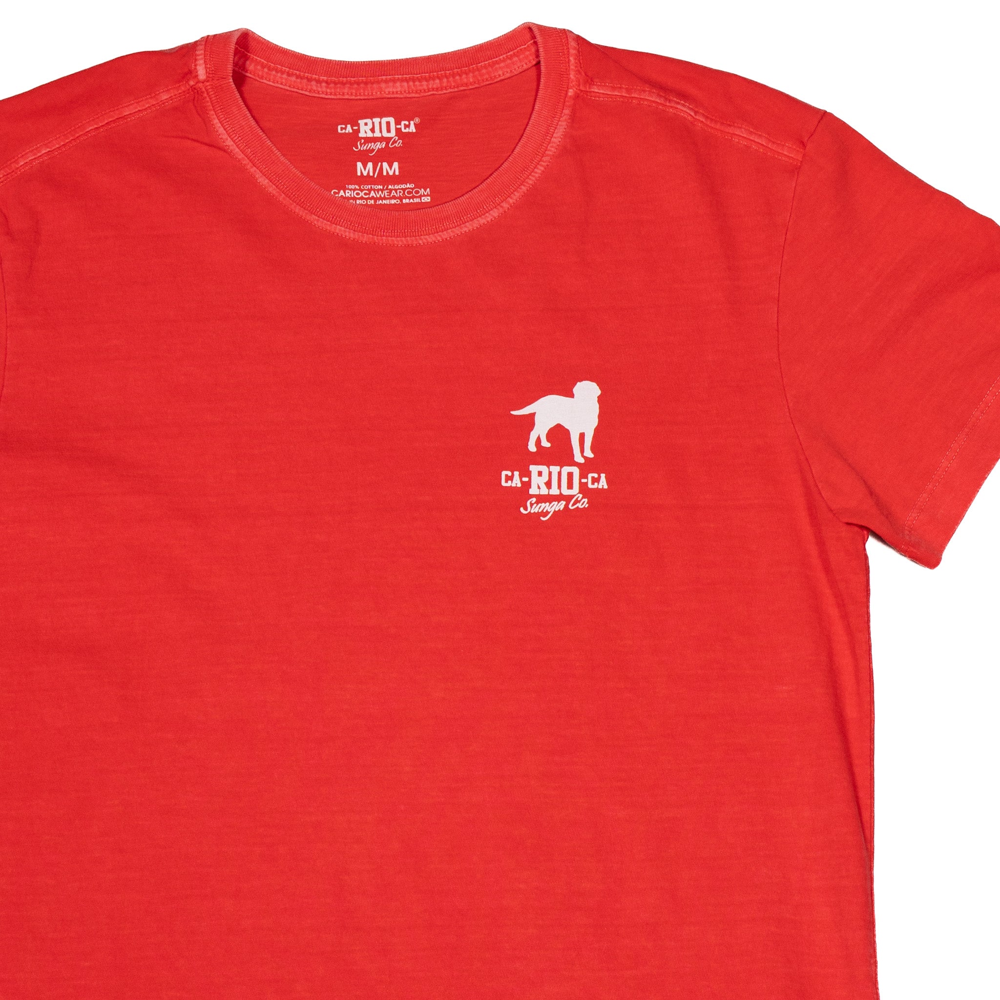 CA-RIO-CA Logo Red Tees – Herren-T-Shirt