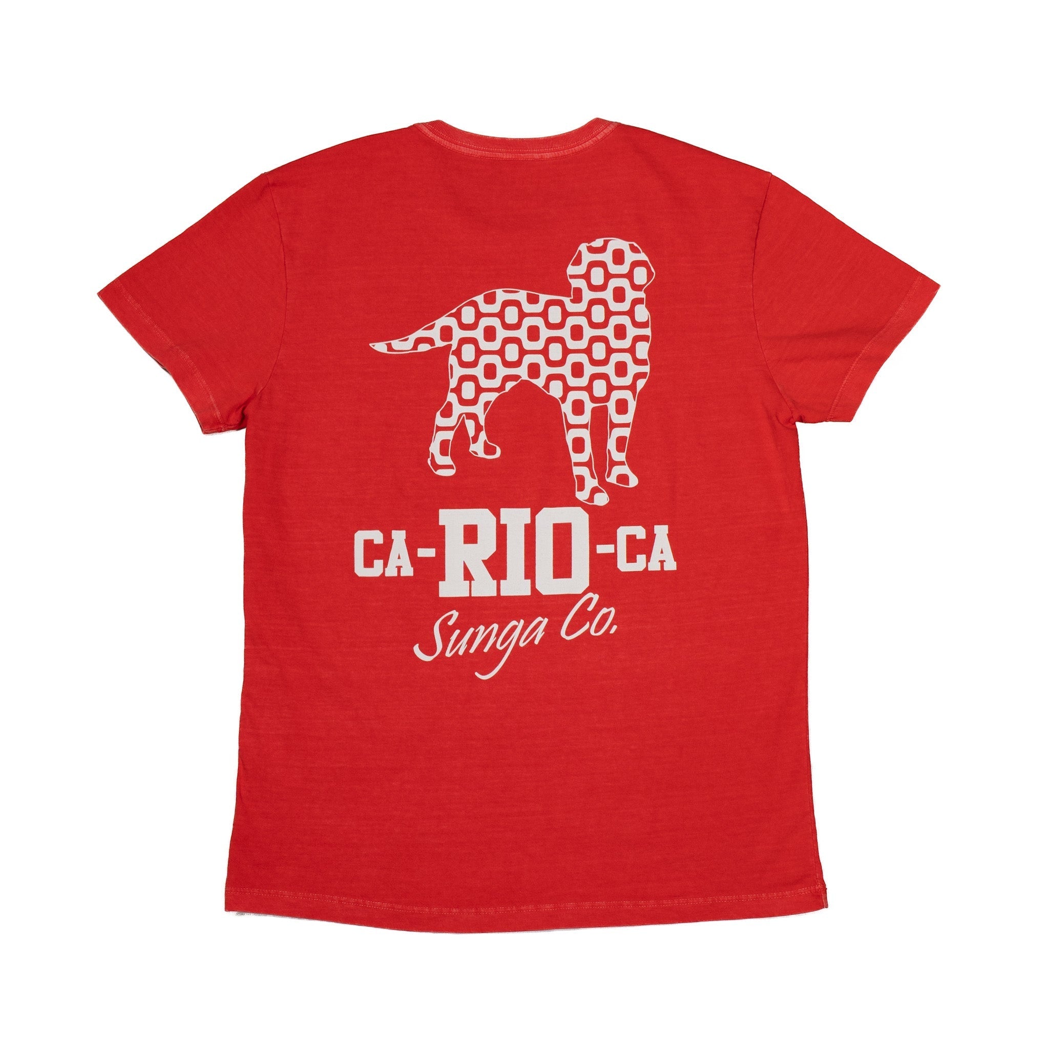 CA-RIO-CA Logo Red Tees – Herren-T-Shirt