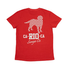 CA-RIO-CA Logo Red Tees – Herren-T-Shirt