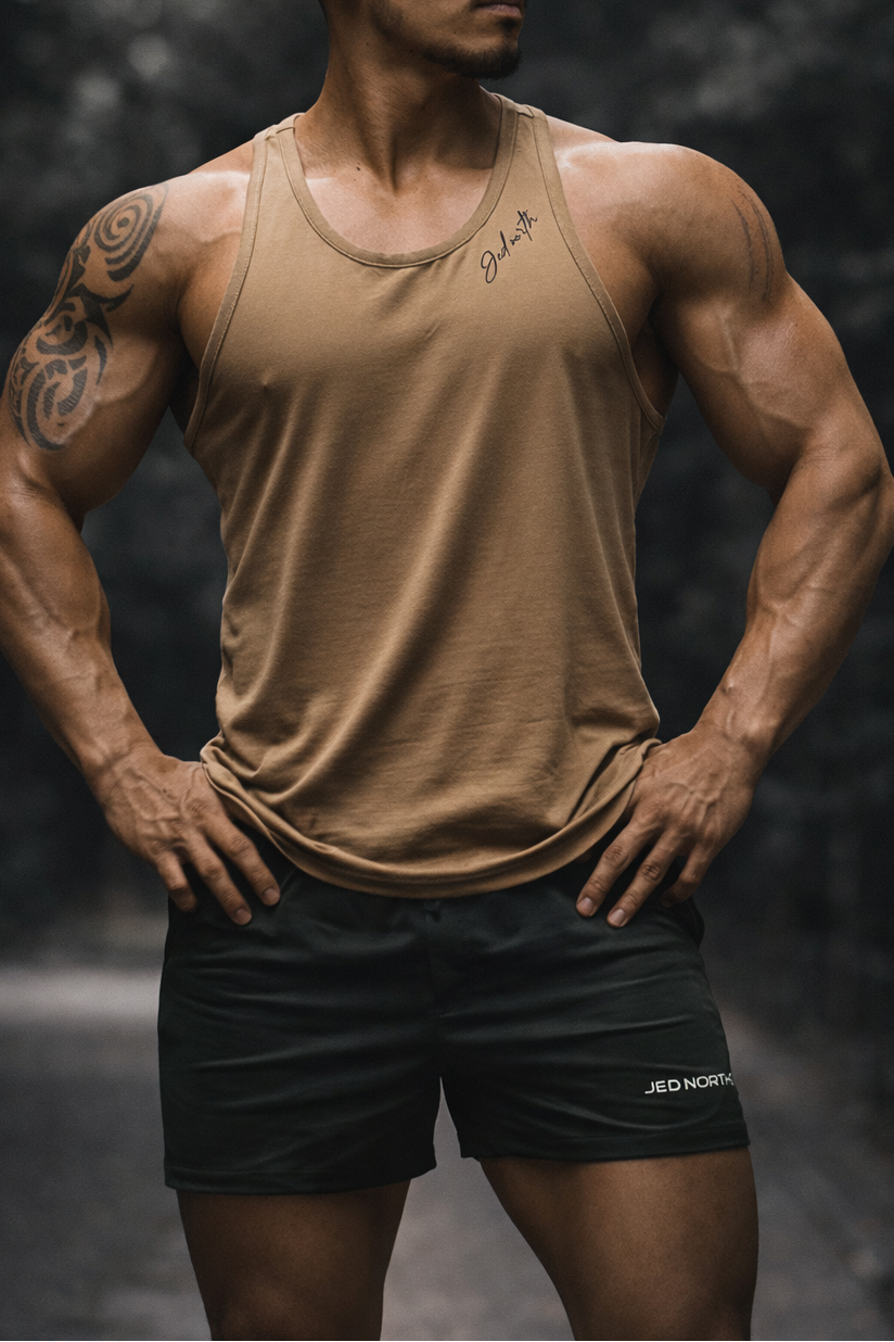Jed North Herren Flex Training Stringer - Hellbraun