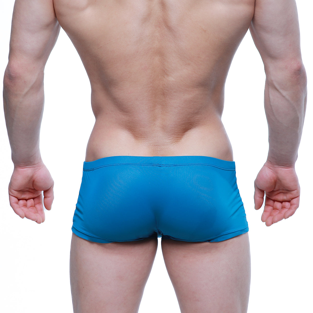 Bright blue metro malewear enhancement boxer petrol 2043-08 with smooth stretchy fabric and form fitting design