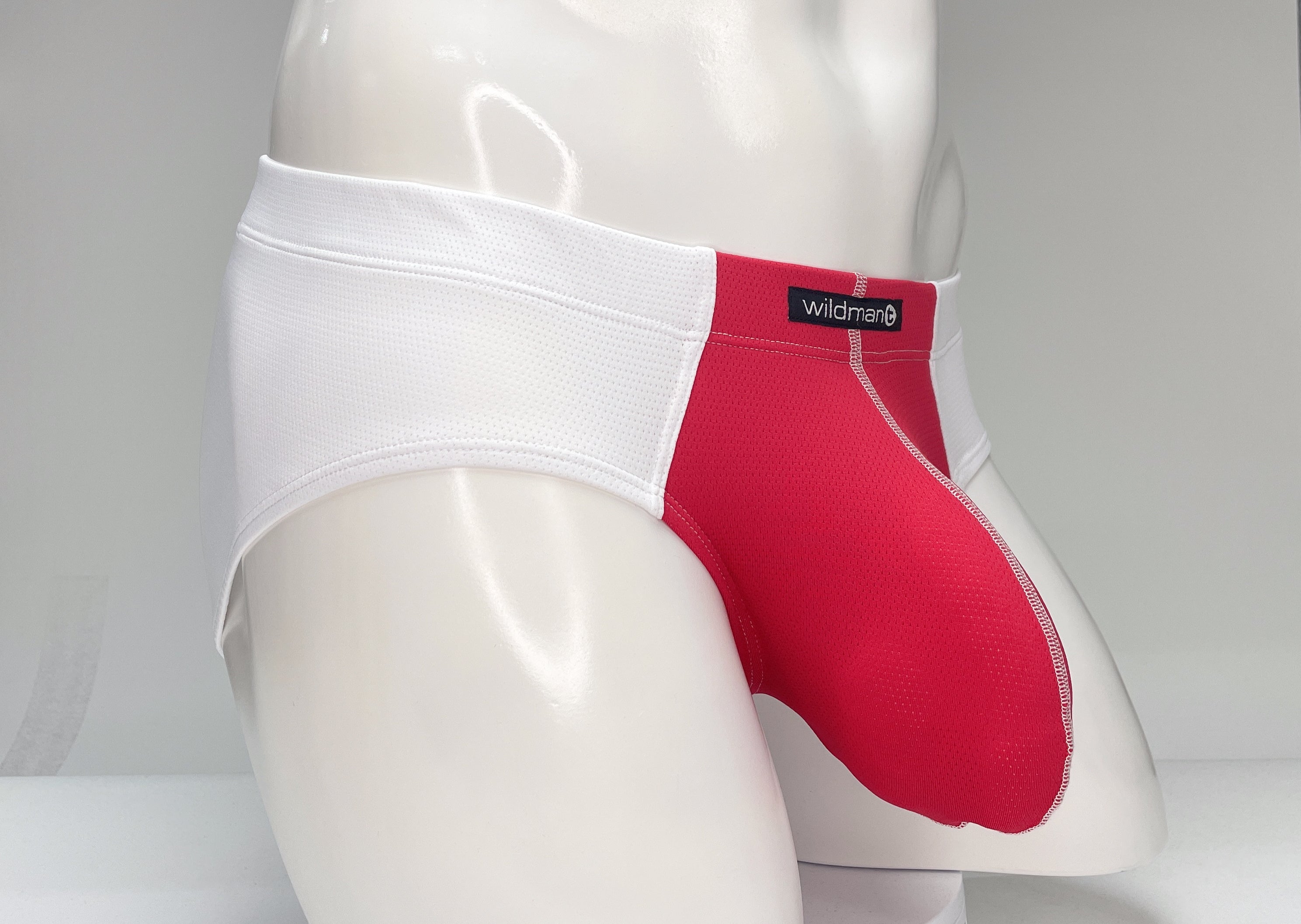 WildmanT Mesh-Slip Weiß und Rot