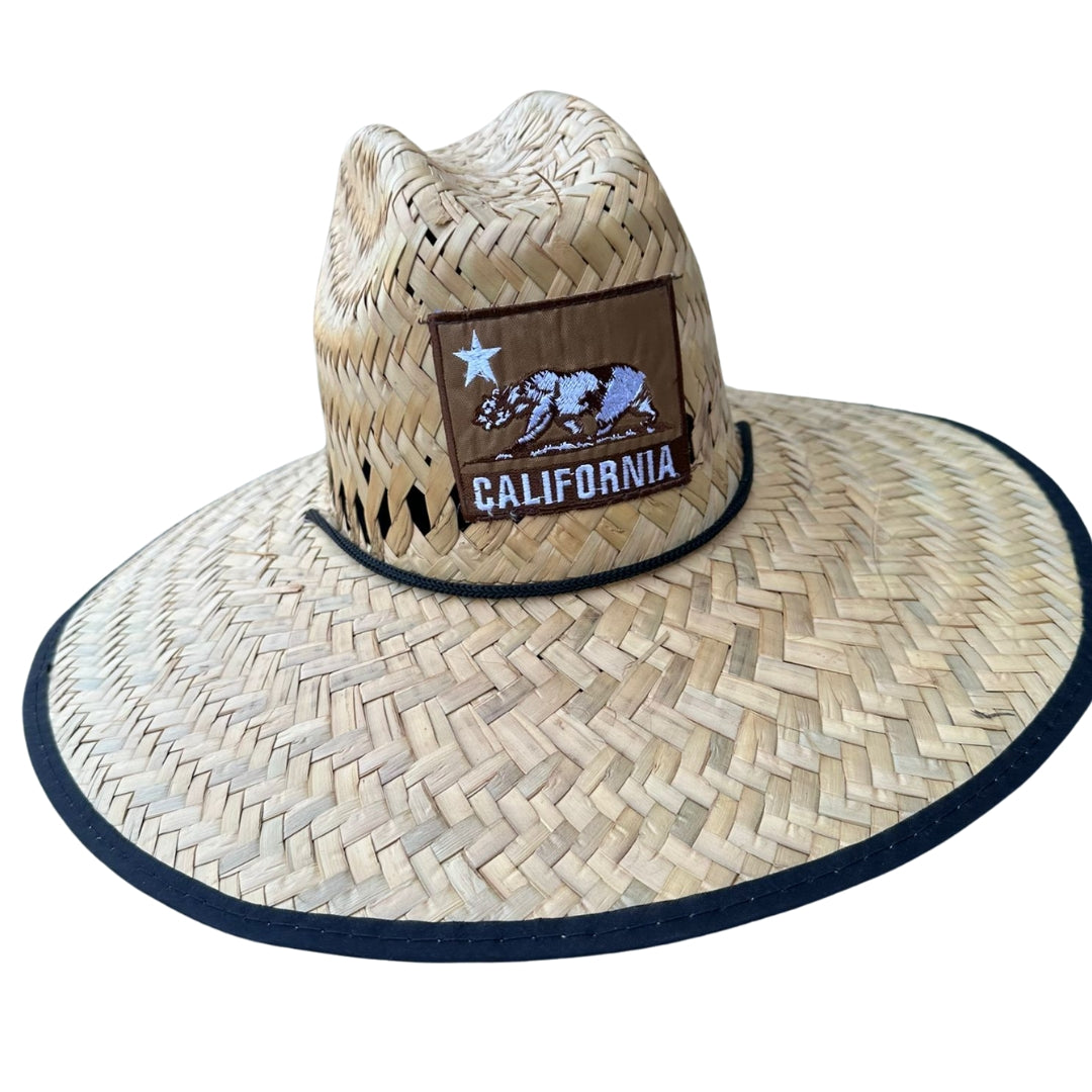 CA-RIO-CA California Patch Lifeguard Straw Hat