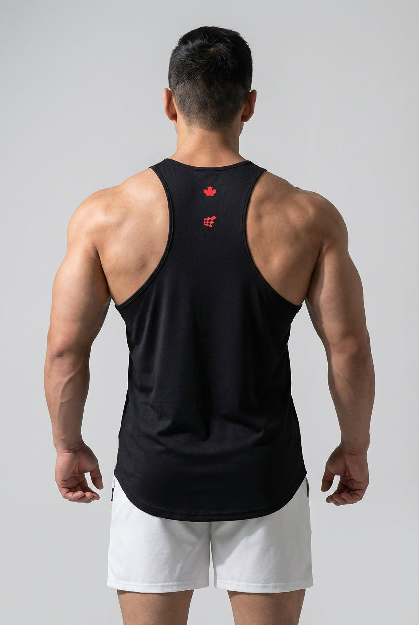 Jed North schnelltrocknendes Bodybuilding-Workout-Stringer-Shirt für Herren - OH CANADA
