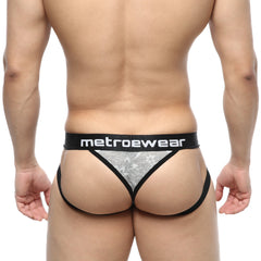 MetroMaleWear Jacquard Jockstraps Gray 2901-07