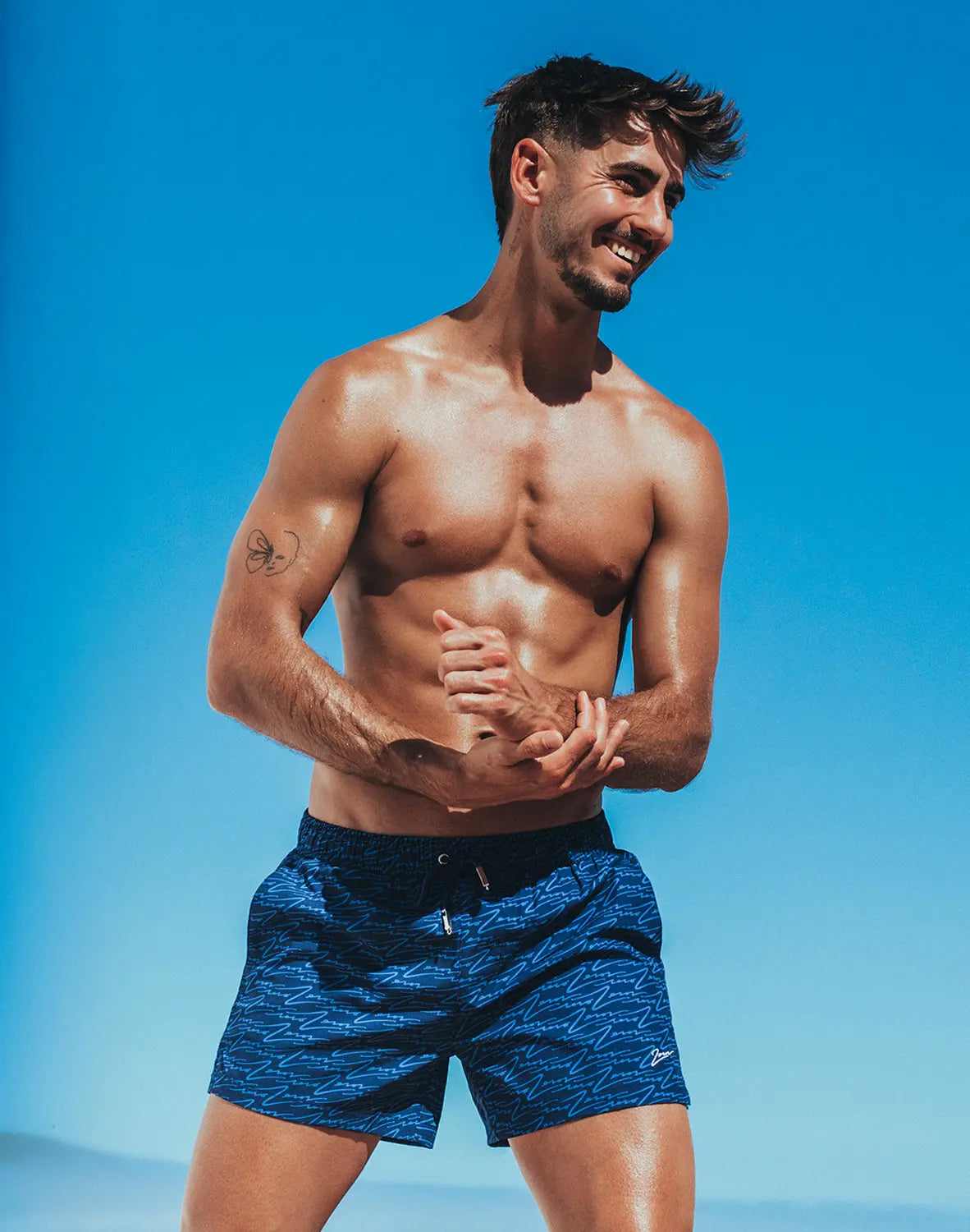 SHORT DE BAIN BYRON - IMPRESSION SIGNATURE