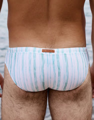 2EROS V30 Oceanus Blue Swim Brief - Cool Mint