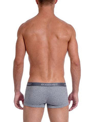 2(x)ist Essential No Show Trunk Underwear Heather Grey Size M