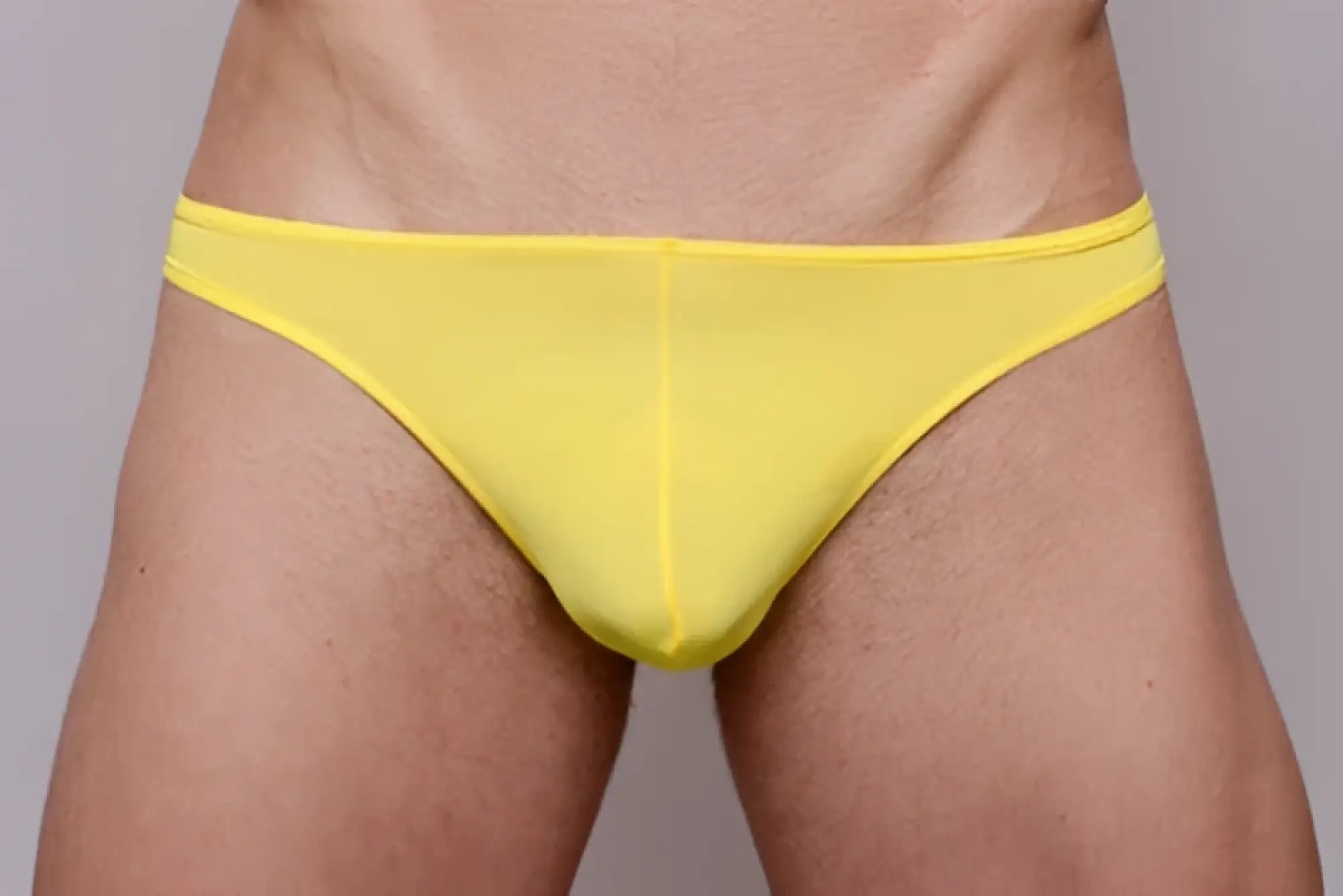 Bright yellow sheer mesh briefs from 3 pack pride metro thong featuring lightweight breathable fabric