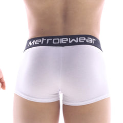 MetroMaleWear Pocket Short Boxer White 3113-00