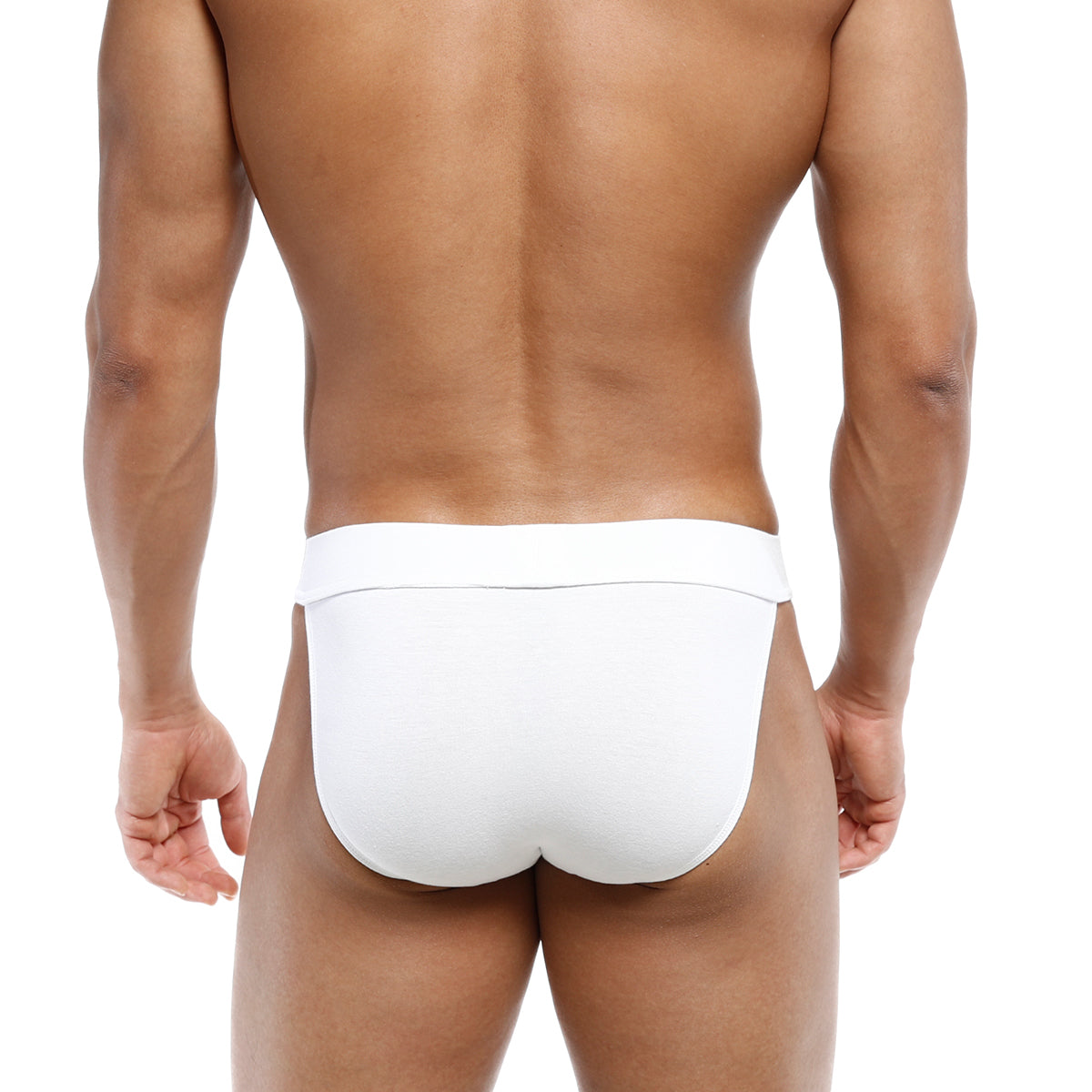 White briefs metro male wear deseo bikini white 3304-00 with smooth form fitting design in soft fabric