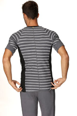 4-rth mens vintage-stripe henley tee charcoal with stripe gray and white striped short sleeve french terry loop shirt